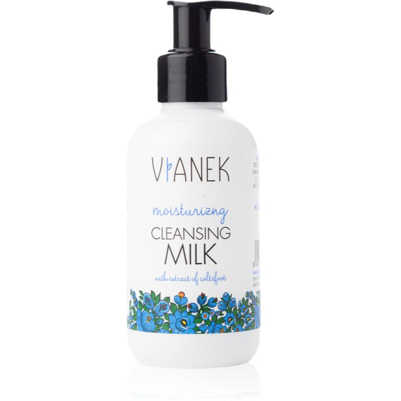 Vianek Moisturising mlijeko za čišćenje lica s hidratantnim učinkom s ekstraktom podbijela 150 ml