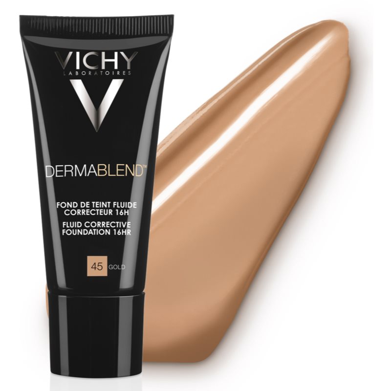 Vichy Dermablend Corrective Foundation With SPF Shade 45 Gold 30 Ml