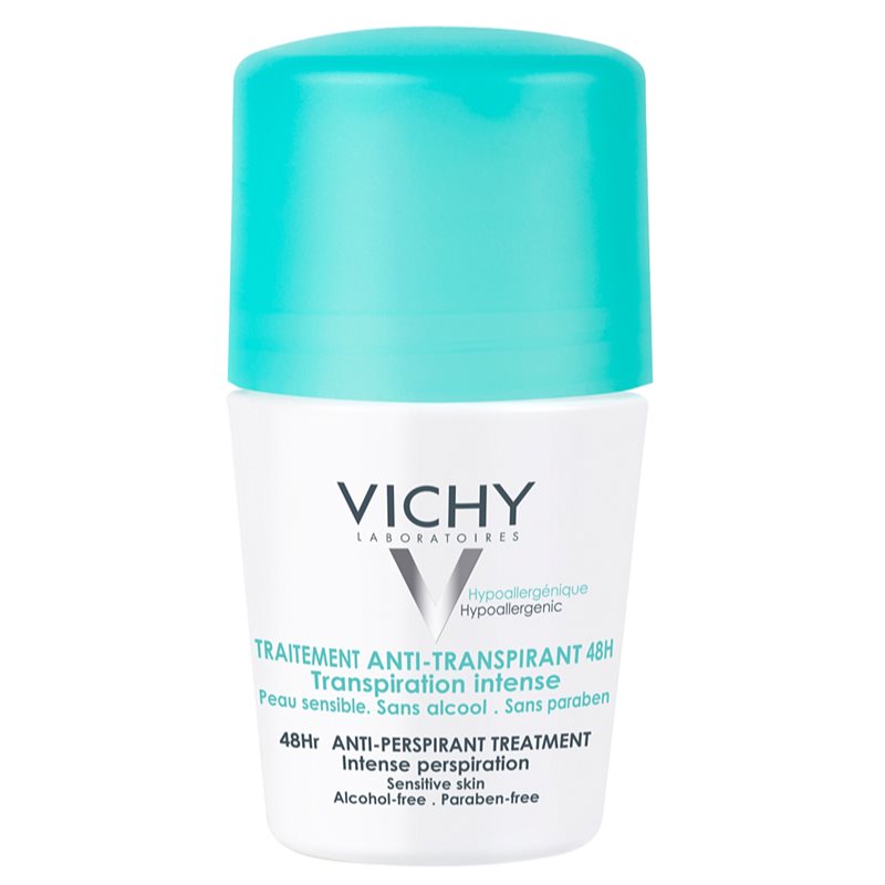 Vichy Deodorant 48h rutulinis antiperspirantas gausiam prakaitavimui mažinti 48h 50 ml