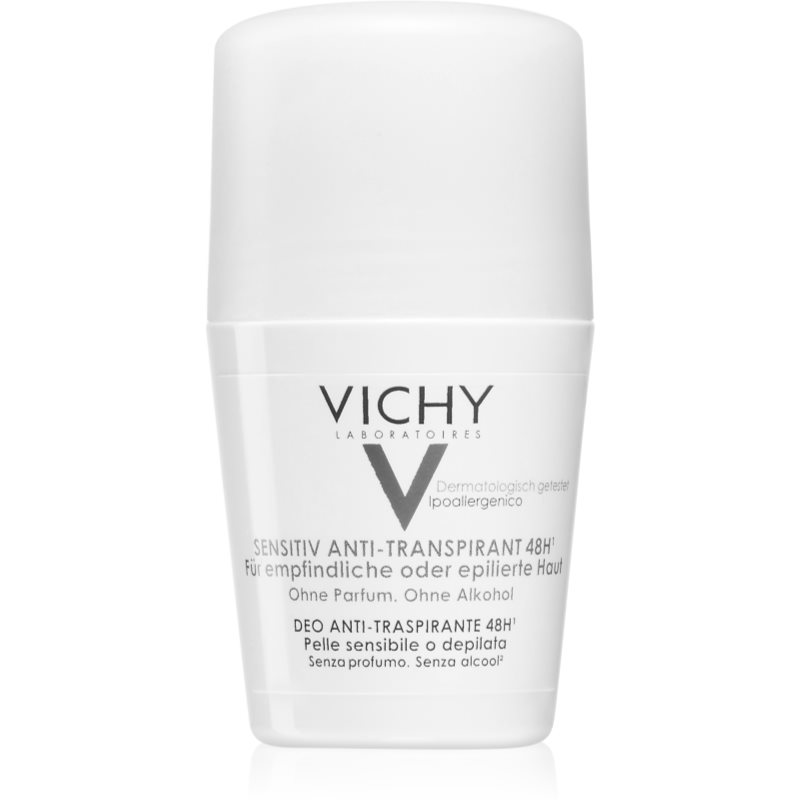 Фото - Дезодорант Vichy Deodorant 48h  кульковий для чутливої та подразненої шкіри 