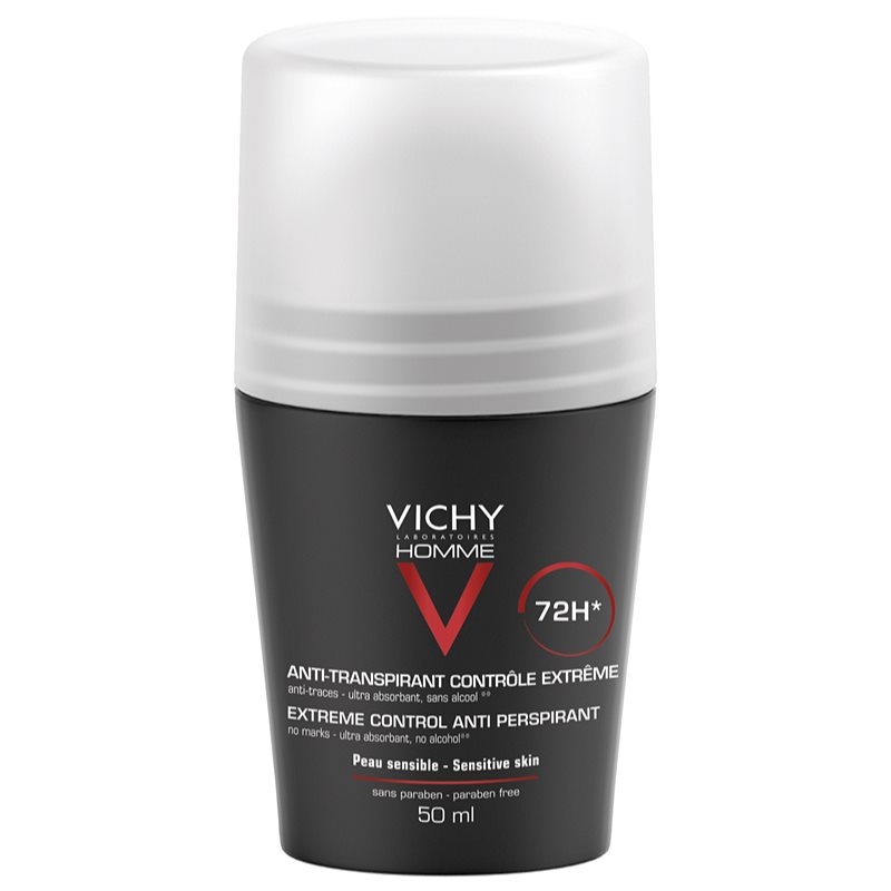 

Vichy Homme Deodorant кульковий антиперспірант проти надмірного потовиділення 72h