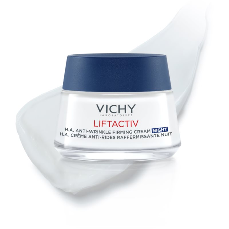 Vichy Liftactiv Supreme нічний крем проти зморшок з ліфтинговим ефектом 50 мл