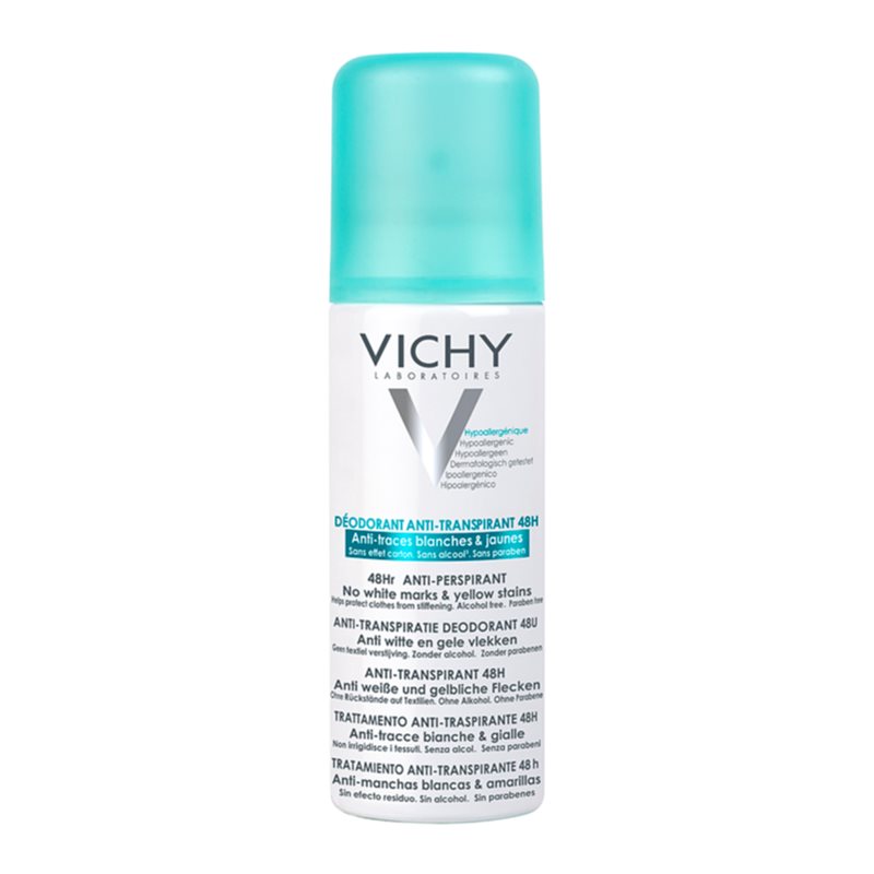 

Vichy Deodorant 48h антиперспірант спрей проти білих і жовтих плям