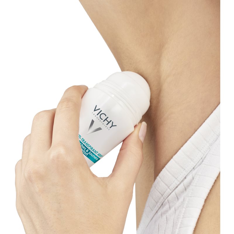 Vichy Deodorant 48h 48Hr Anti - Perspirant, No White Marks & Yellow Stains 50 Ml