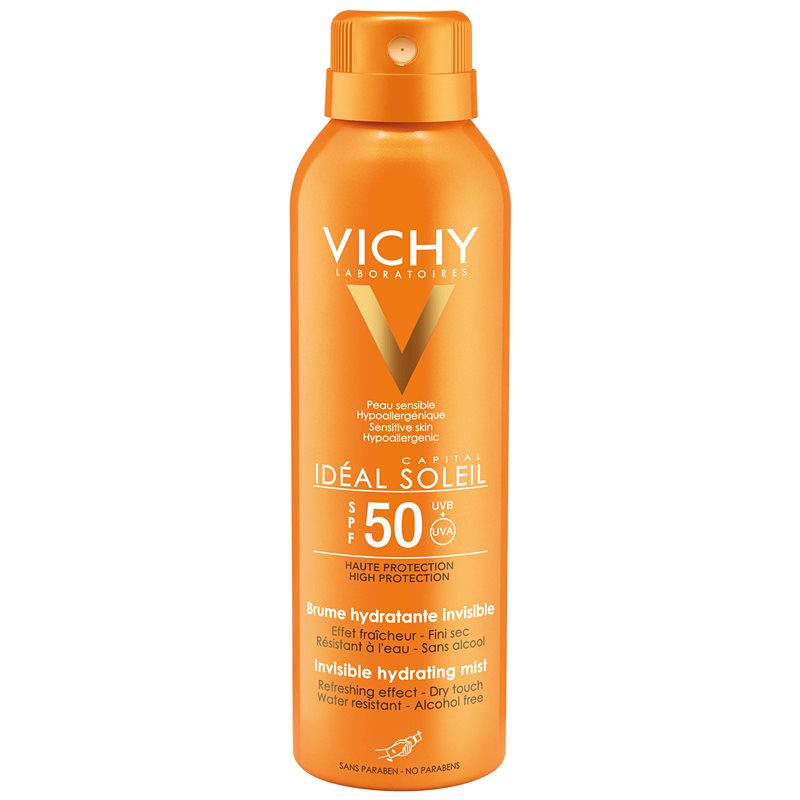 Vichy Capital Soleil nevidno vlažilno pršilo SPF 50 200 ml