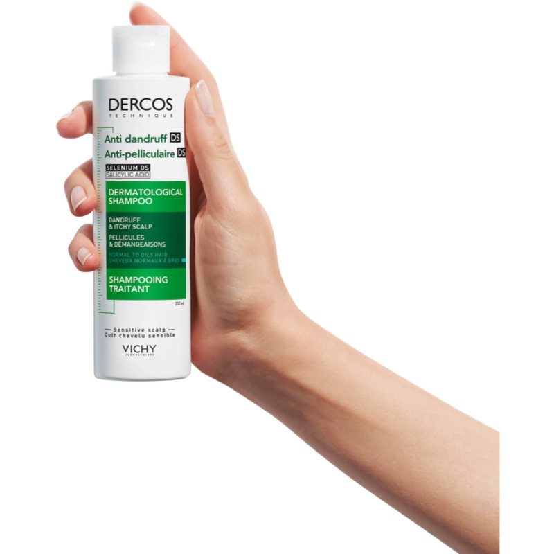 Vichy Dercos Anti-Dandruff šampón proti lupinám pre normálne až mastné vlasy 95 ml (obrázok 3)