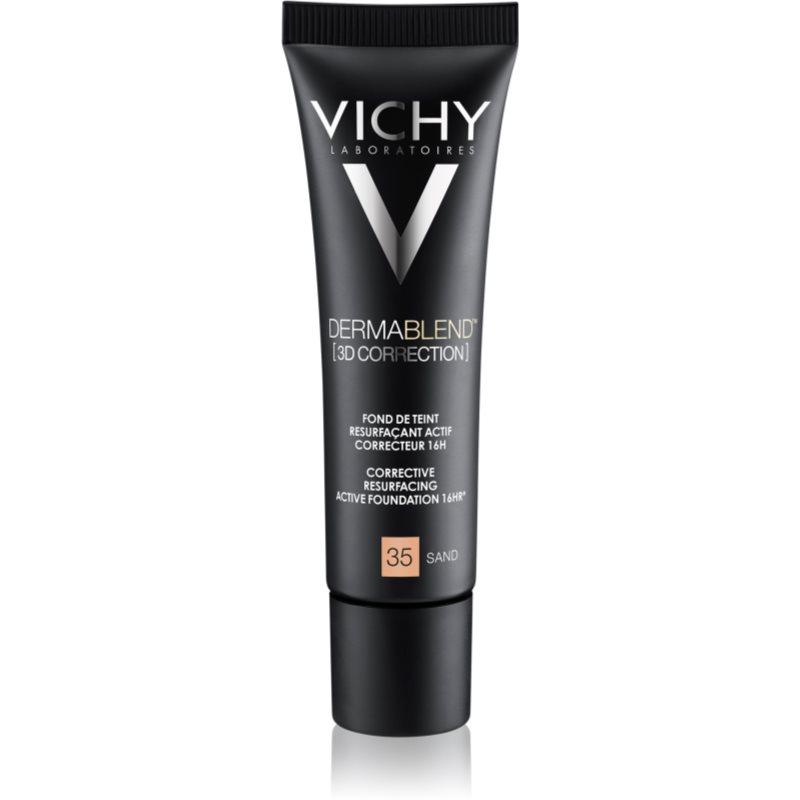 E-shop Vichy Dermablend 3D Correction korekční vyhlazující make-up SPF 25 odstín 35 Sand 30 ml