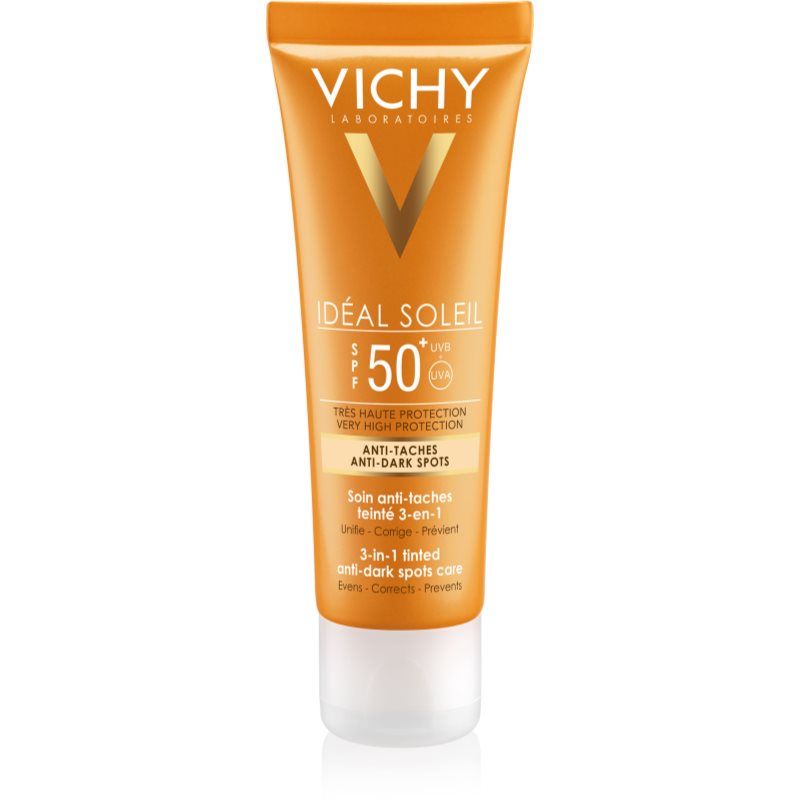 

Vichy Idéal Soleil тонований догляд проти пігментних плям 3 в 1 SPF 50