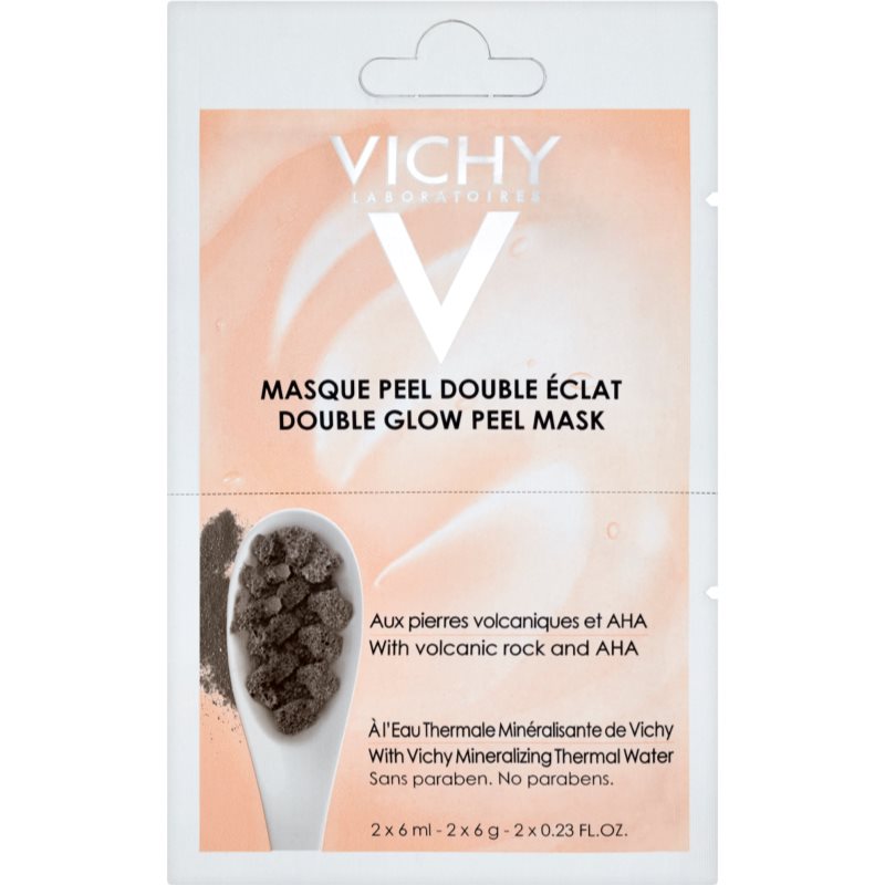 Vichy Mineral Masks Brightening Peel Face Mask Small Pack 2 x 6 ml
