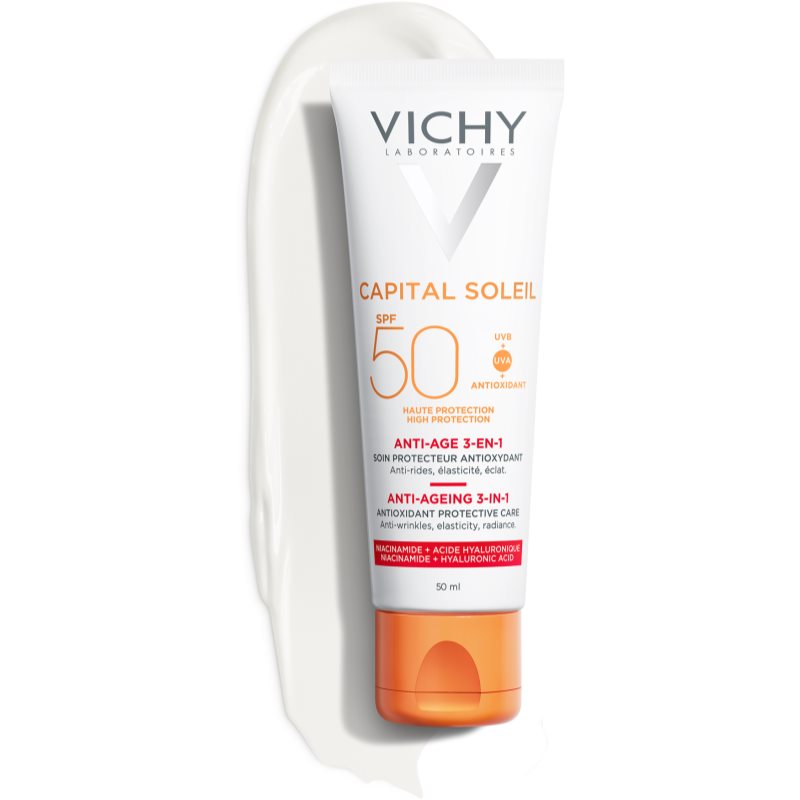 Vichy Capital Soleil protective cream against skin ageing SPF 50 50 ml