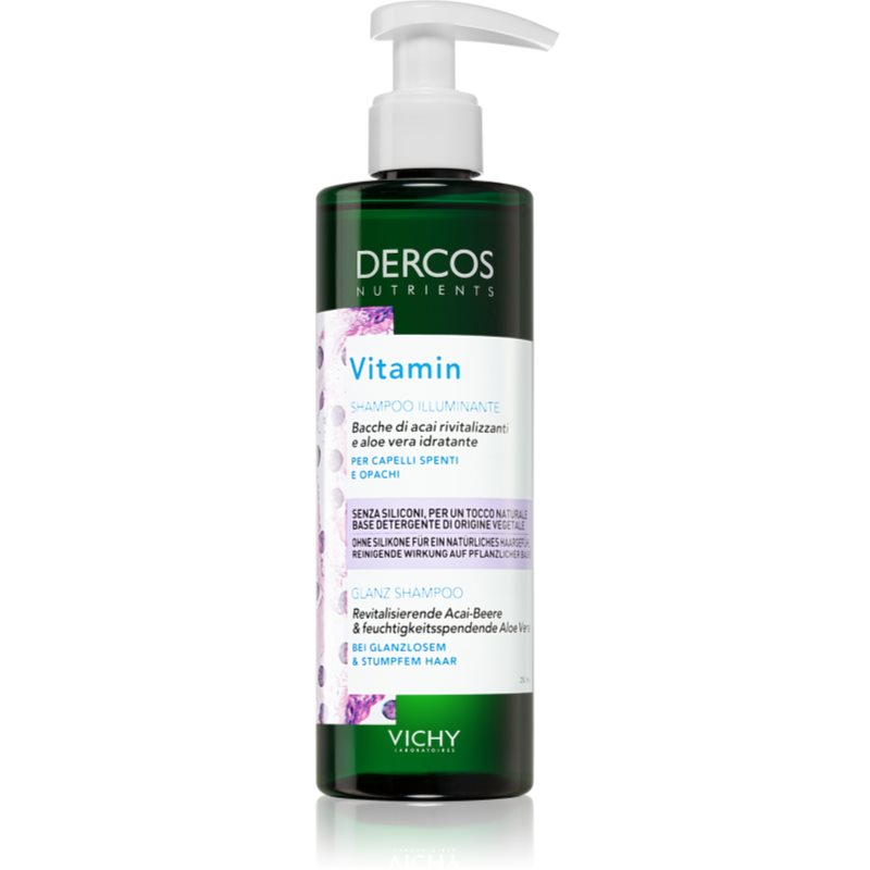 

Vichy Dercos Vitamin A.C.E відновлюючий шампунь для надання блиску тьмяному волоссю