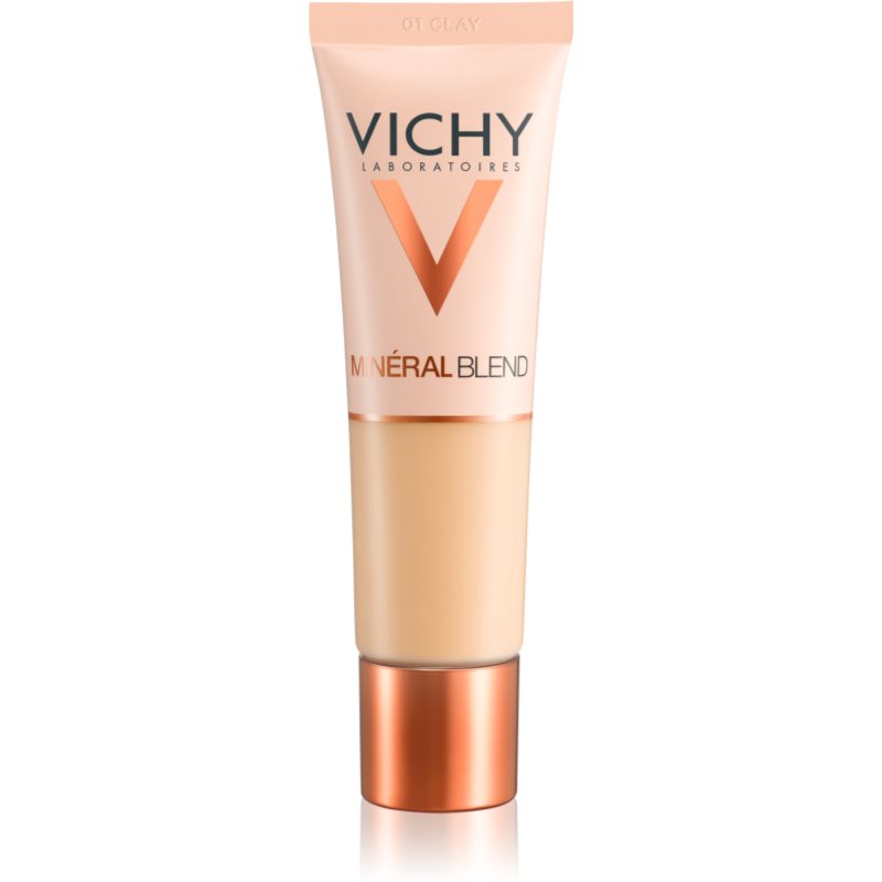 Vichy Mineralblend natural coverage hydrating foundation shade 01 Clay 30 ml
