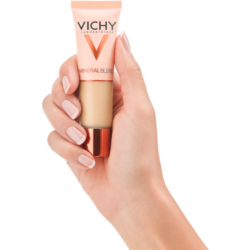 Vichy Minéralblend Fond De Teint Hydratant Effet Naturel Teinte 01 Clay 30 Ml