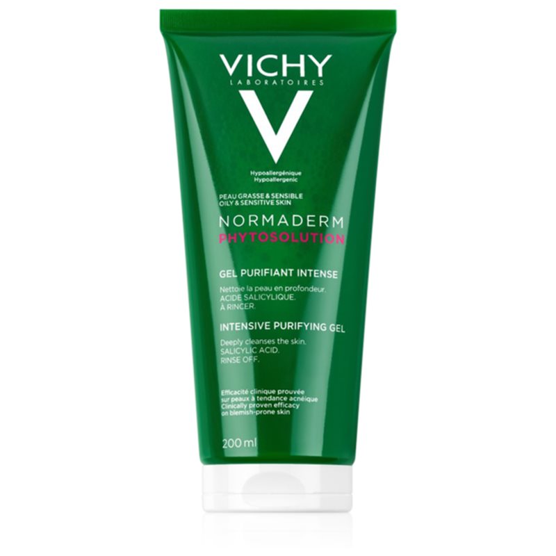 Vichy Normaderm Phytosolution Deep Cleansing Gel Against Imperfections In Acne-prone Skin 200 Ml