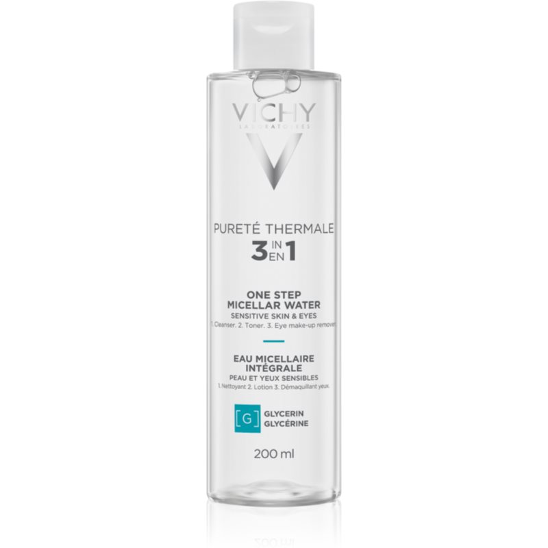 Photos - Facial / Body Cleansing Product Vichy Pureté Thermale mineral micellar water for sensitive skin 200 