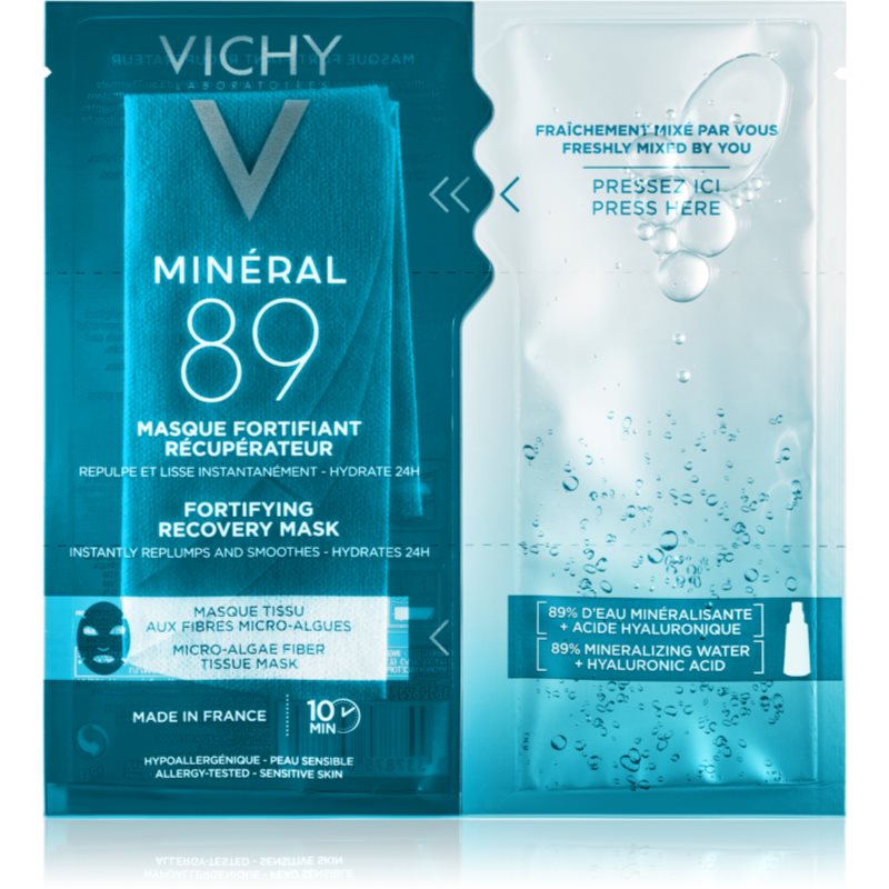Vichy Minéral 89 Maska za jačanje i obnavljanje kože lica