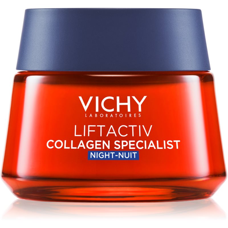 Vichy Liftactiv Collagen Specialist зміцнюючий нічний крем проти зморшок 50 мл