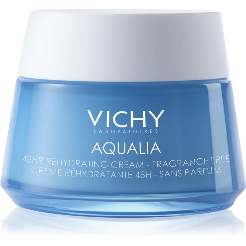 Vichy Aqualia Thermal 48H Rehydrating Cream 50 ml denný pleťový krém na zmiešanú pleť; proti vráskam; na dehydratovanu pleť