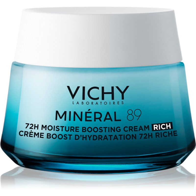 Vichy Minéral 89 reichhaltige feuchtigkeitsspendende Creme 72h 50 ml