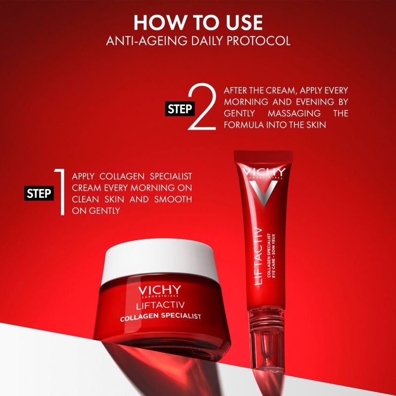 Vichy Liftactiv Collagen Specialist Soin Yeux Anti-signes De Vieillissement 15 Ml