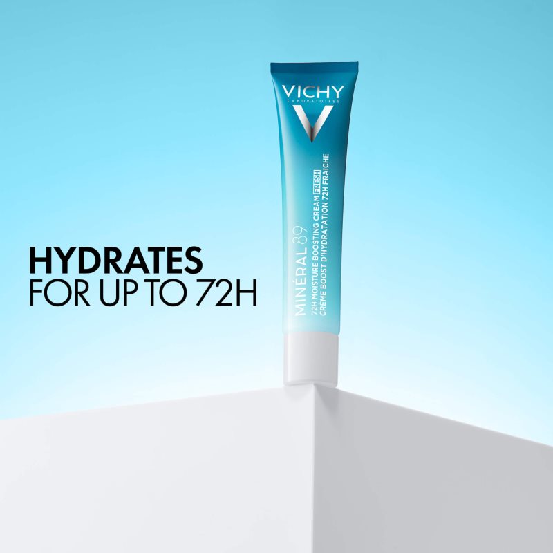 Vichy Minéral 89 72H Moisture Boosting Cream Fresh hydratační krém na obličej s kyselinou hyaluronovou 40 ml (obrázek 4)
