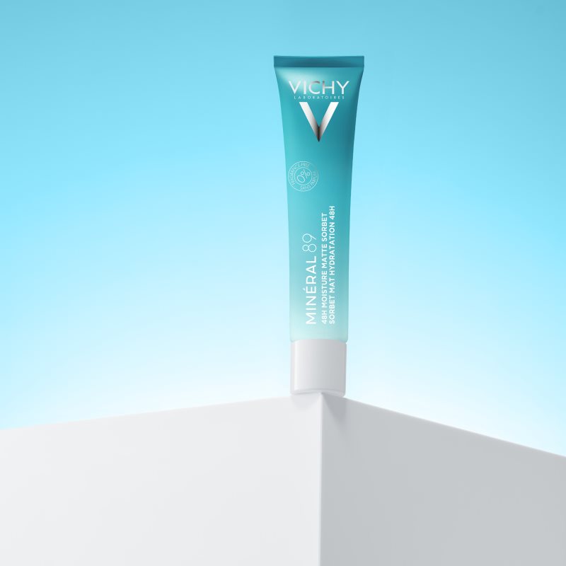  Vichy Minéral 89 48h Moisture Matte Sorbet Moisturising Facial Cream For Oily And Combination Skin 40 Ml 