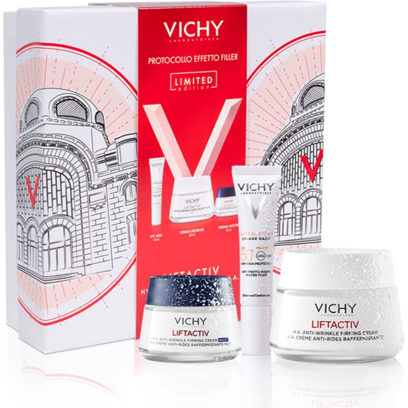 Vichy Liftactiv Hyaluronic Specialist H.A. set navideño de regalo para pieles secas y muy secas