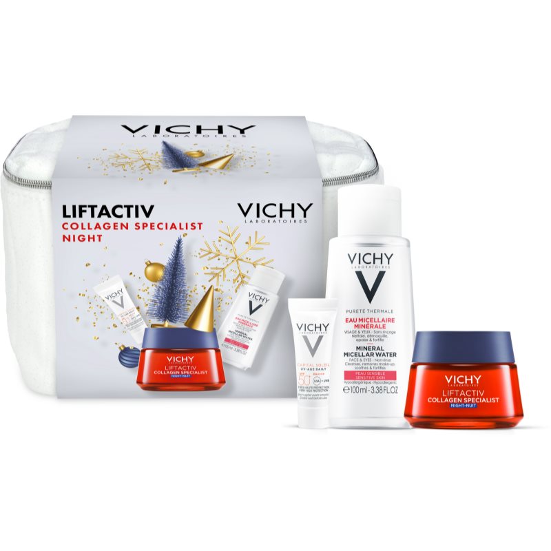 Vichy Liftactiv Collagen Specialist Night božićni poklon set (protiv znakova starenja)