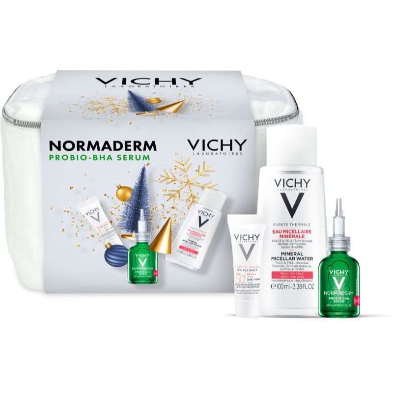Vichy Normaderm božični darilni set (za občutljivo k aknam nagnjeno kožo)