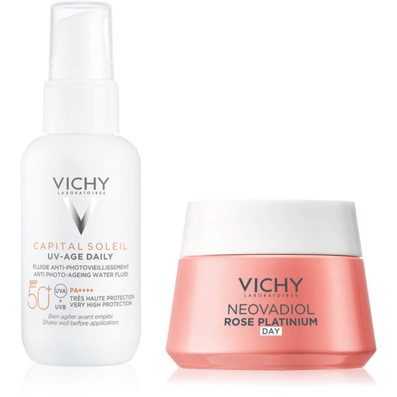 Vichy Neovadiol Rose Platinium Morning Routine darčeková sada na posilnenie kožnej bariéry
