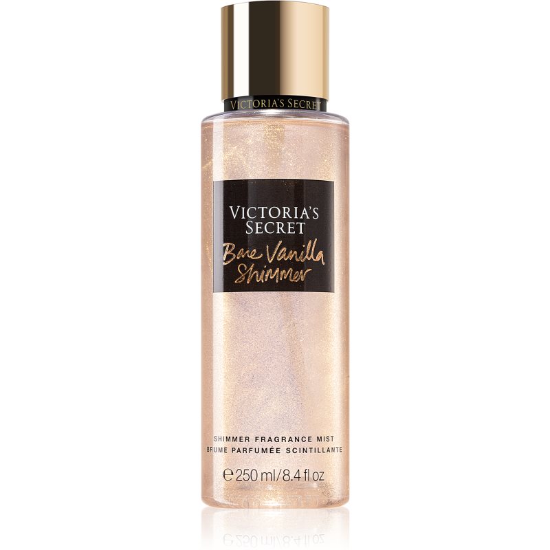 Victoria's Secret Bare Vanilla Shimmer kūno purškiklis su blizgučiais moterims 250 ml