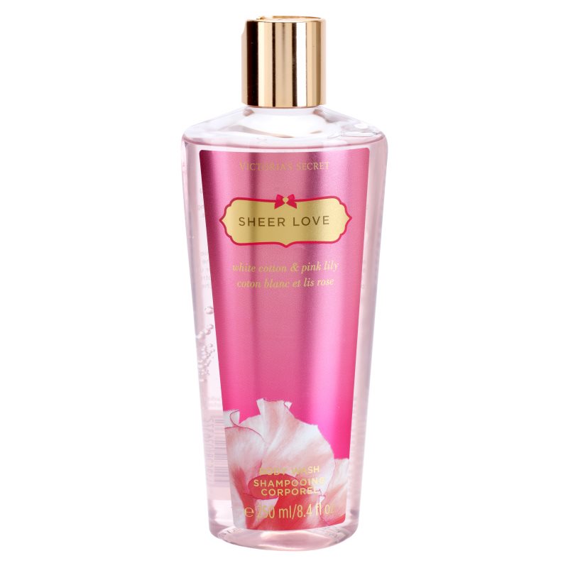

Victoria's Secret Sheer Love White Cotton & Pink Lily гель для душу для жінок