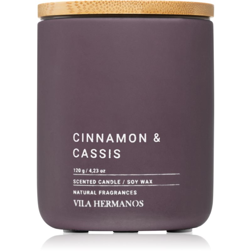 Vila Hermanos Concrete Cinnamon & Cassis candela profumata 120 g