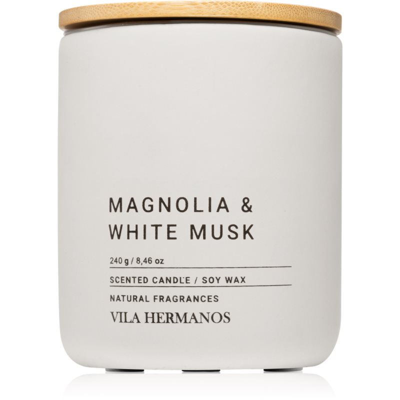 

Vila Hermanos Concrete Magnolia & White Musk aроматична свічка