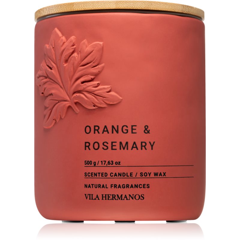 Vila Hermanos Concrete Orange & Rosemary scented candle 500 g
