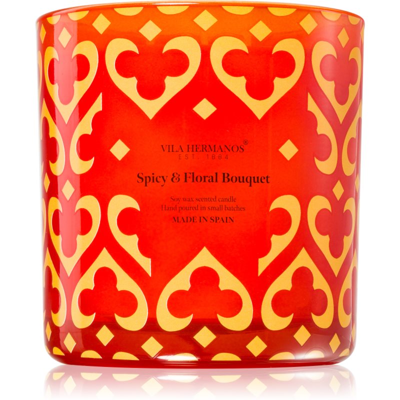 Vila Hermanos 70ths Year Spicy & Floral Bouquet scented candle 500 g
