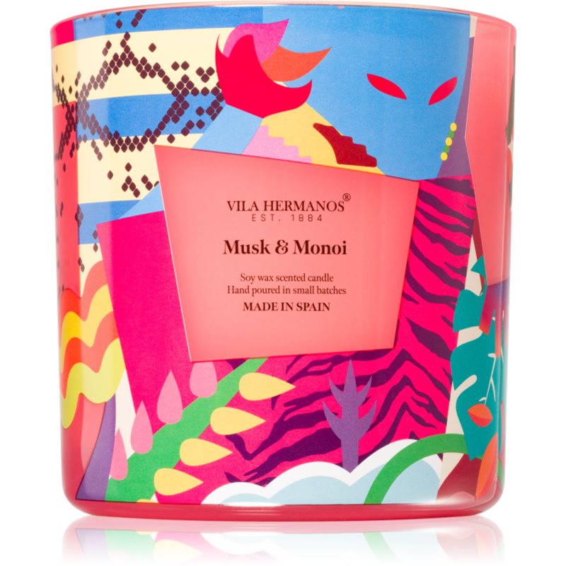 Vila Hermanos 70ths Year Musk & Monoi scented candle 500 g
