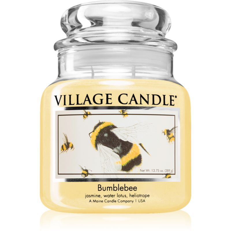 Village Candle Bumblebee Duftkerze (Glass Lid) 389 g