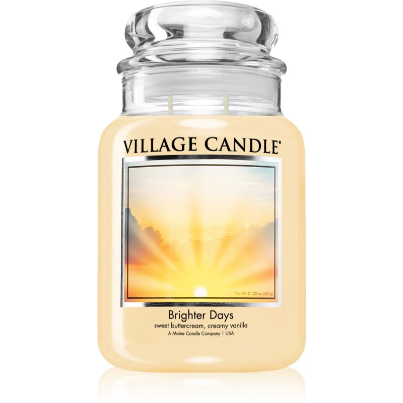 Village Candle Village Candle Brighter Days αρωματικό κερί (Glass Lid) 602 γρ