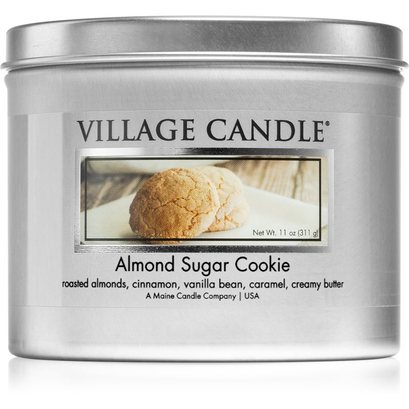 Village Candle Almond Sugar Cookie kvapioji žvakė skardinėje 311 g