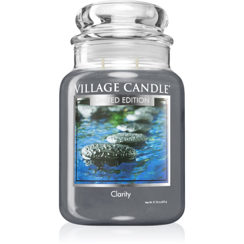 Village Candle Clarity kvapioji žvakė (Glass Lid) 602 g