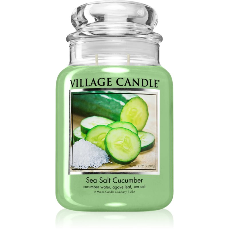 Village Candle Sea Salt Cucumber scented candle 602 g
