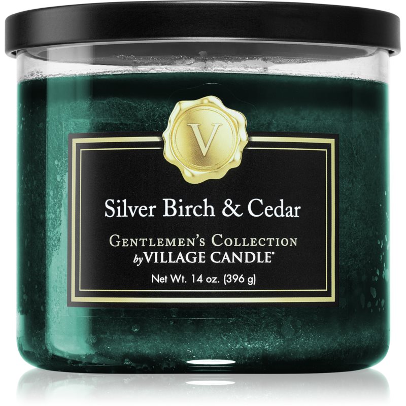 Village Candle Gentlemen's Collection Silver Birch & Cedar lumânare parfumată 396 g