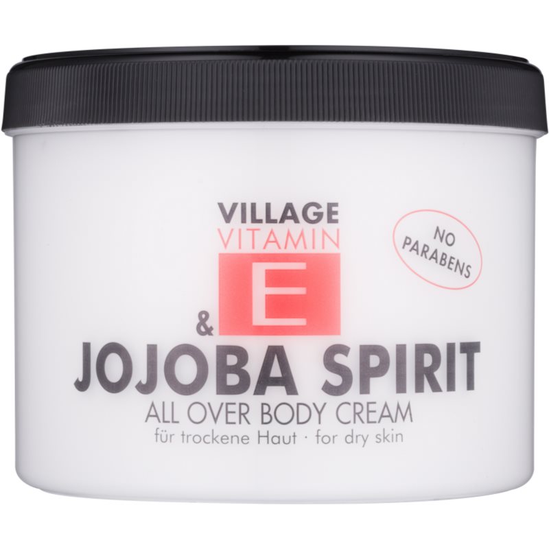 E-shop Village Vitamin E Jojoba Spirit tělový krém bez parabenů 500 ml