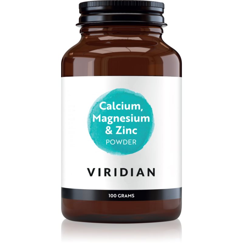 Viridian Nutrition Calcium, Magnesium & Zinc Powder prášok na prípravu nápoja na podporu zdravia kostí a zubov 100 g kúpite na Notino.sk