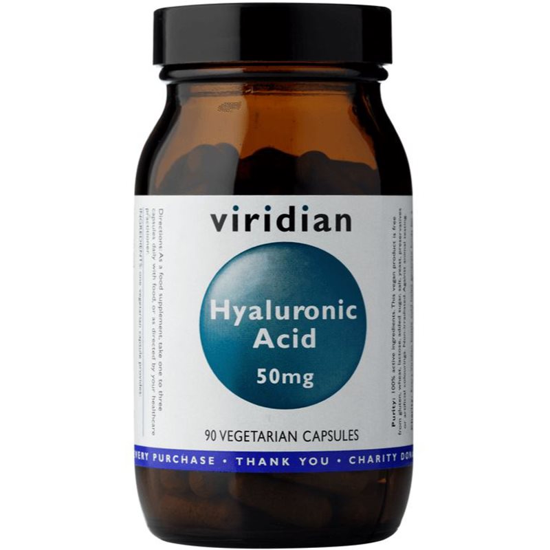 Viridian Nutrition Hyaluronic Acid 50 mg kapsuly pre normálnu pleť 90 cps
