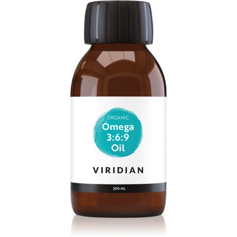 Viridian Nutrition 100% Organic Omega 3:6:9 Oil olej pro správné fungování organismu 200 ml koupíte na Notino.cz
