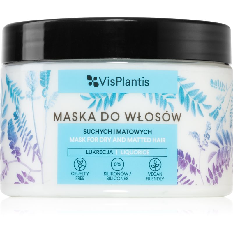 Vis Plantis Herbal Vital Care Liquorice intenzívna hydratačná maska pre suché vlasy 300 ml