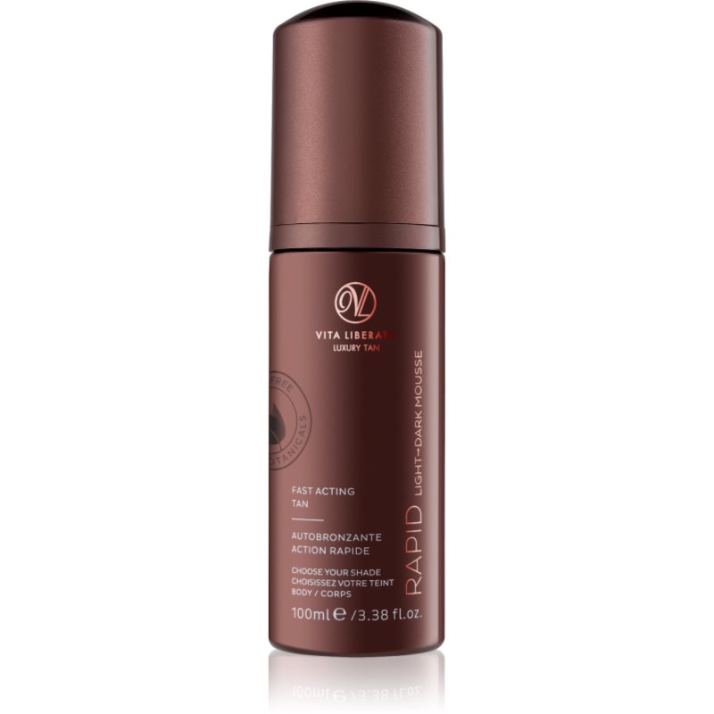 

Vita Liberata Rapid мус для автозасмаги з миттєвим ефектом Light -> Dark