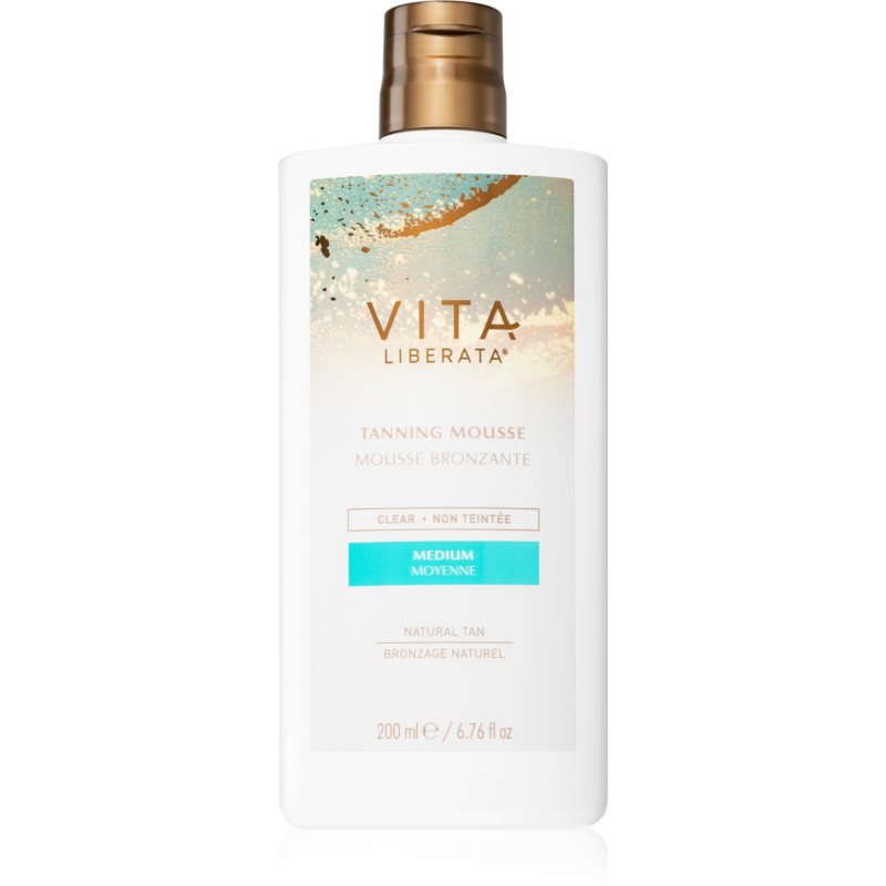Vita Liberata Tanning Mousse Clear мус для автозасмаги для тіла відтінок Medium 200 мл